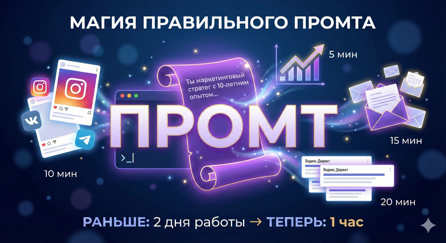 Промт-инжиниринг для маркетологов: как выжать из Нейросетей реальные результаты - 1