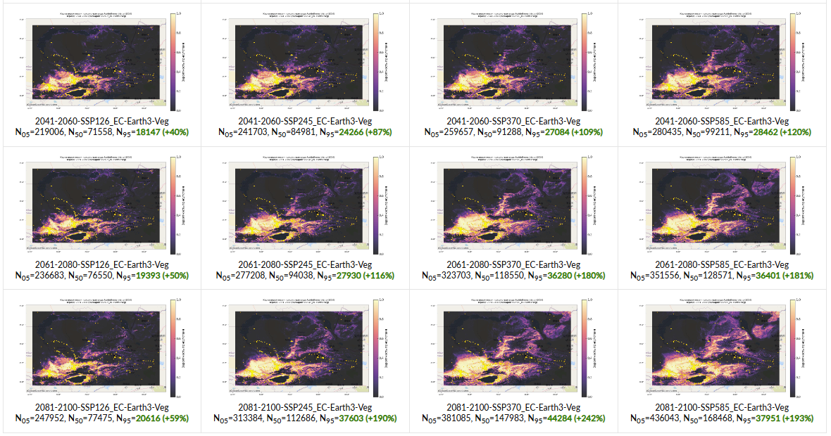 Machine Learning в экологии, или где живёт снежный человек - 12