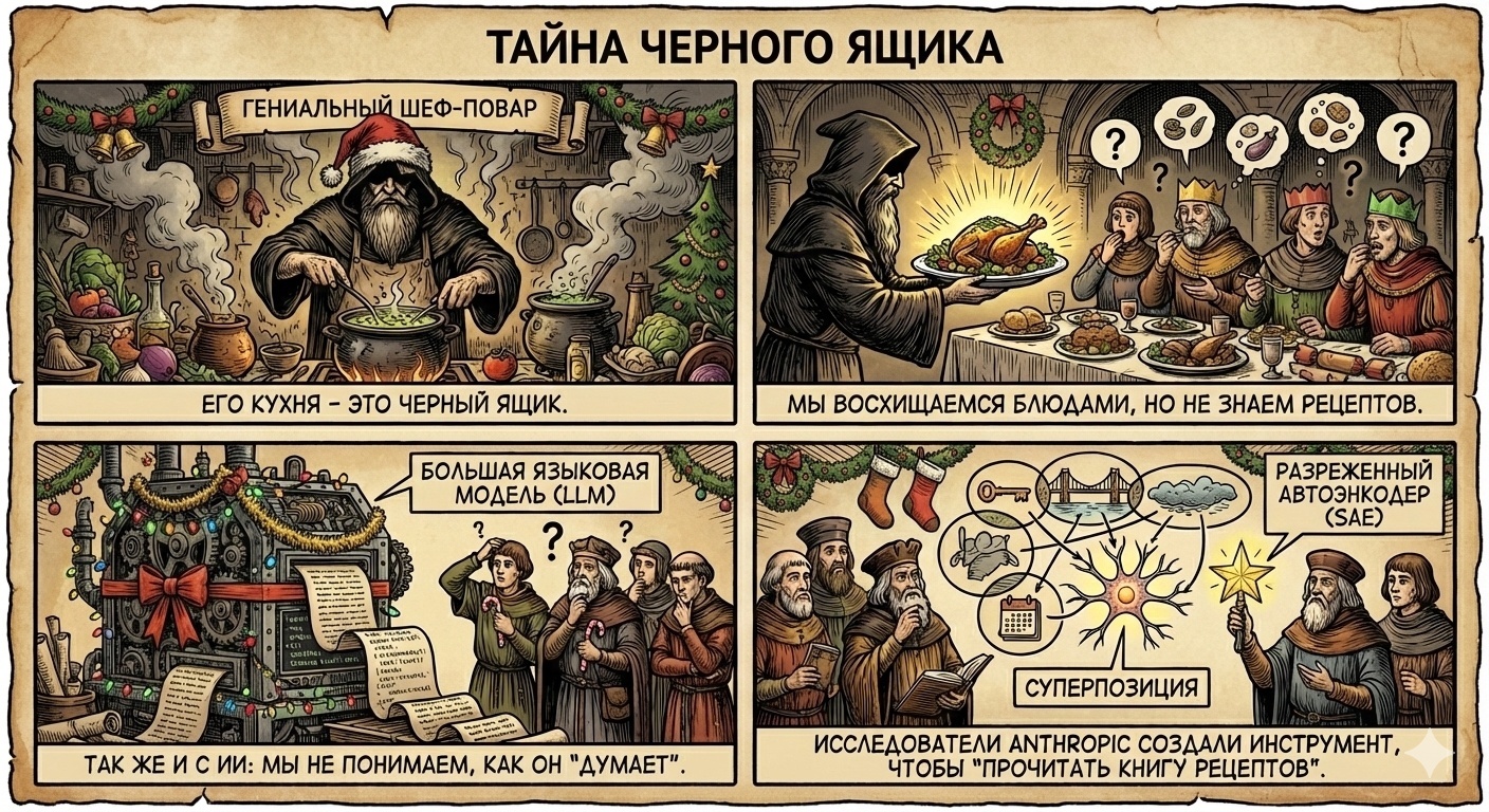 Как «думает» ИИ: гроккаем разреженные автоэнкодеры (SAE) - 1