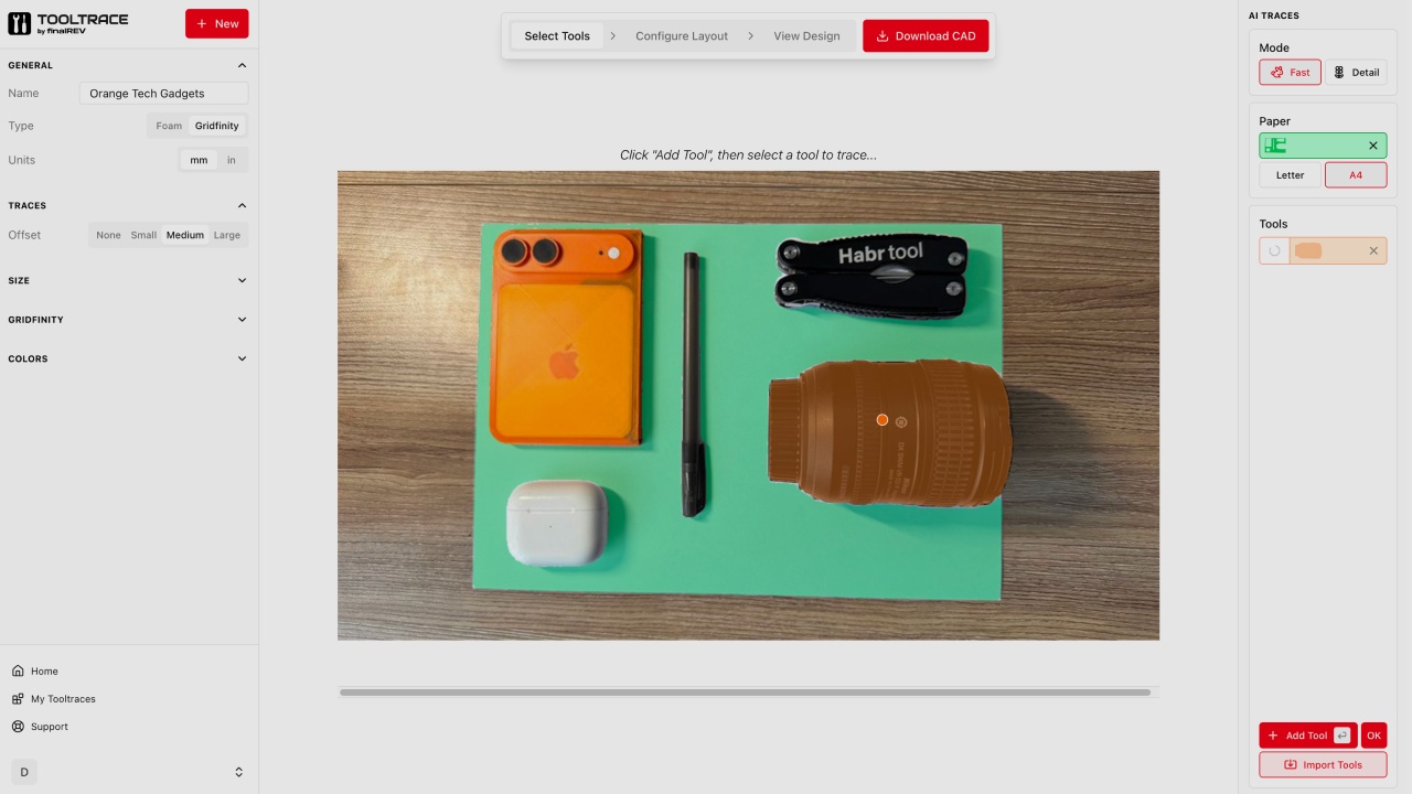 Tooltrace — инструмент для генерации ложементов по фото - 3