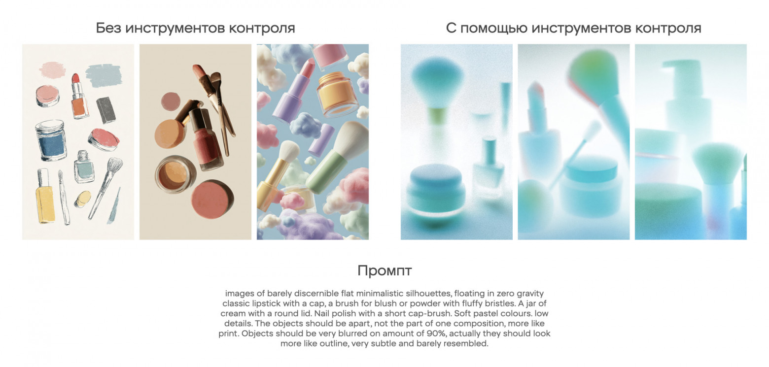 Пример генераций Midjourney с подключением Style Reference и без
