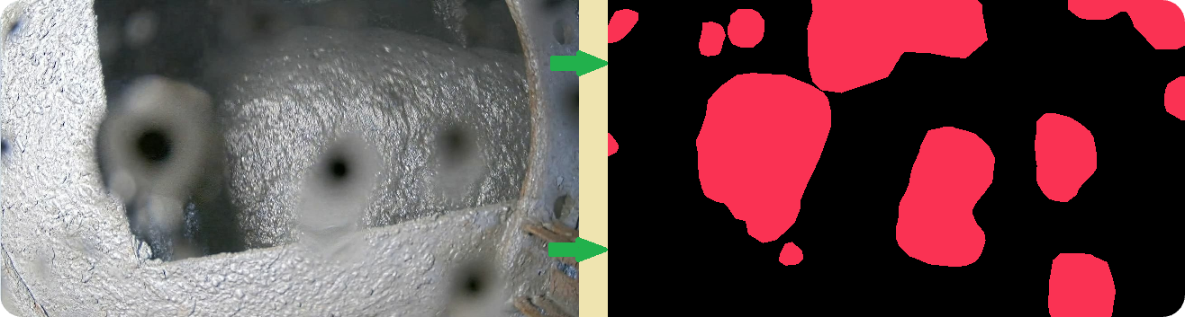 Пример данных. Изображение и маска