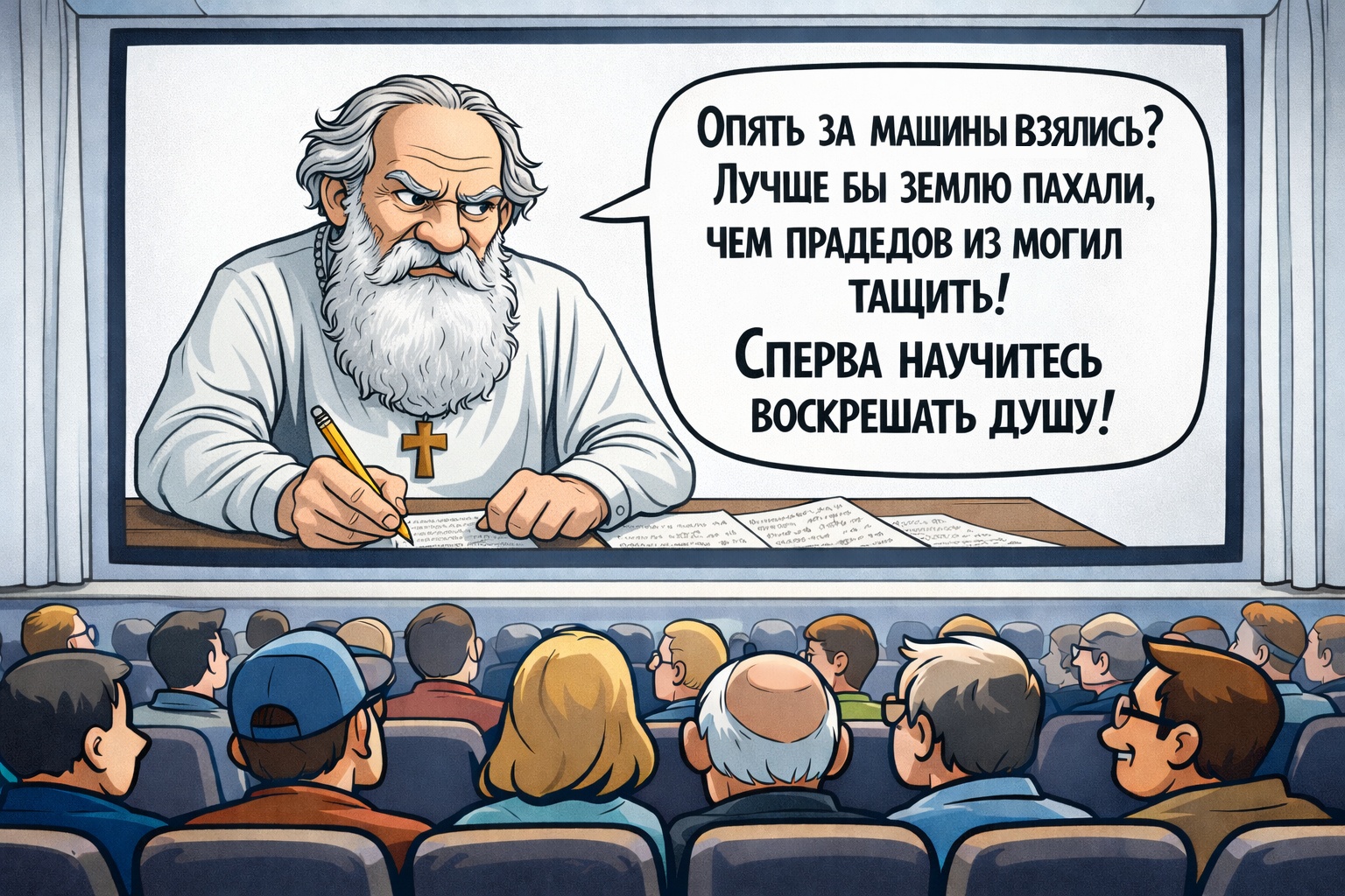 Оффлоадинг даёт возможность узнать вероятное мнение исторических личностей по современным вопросам