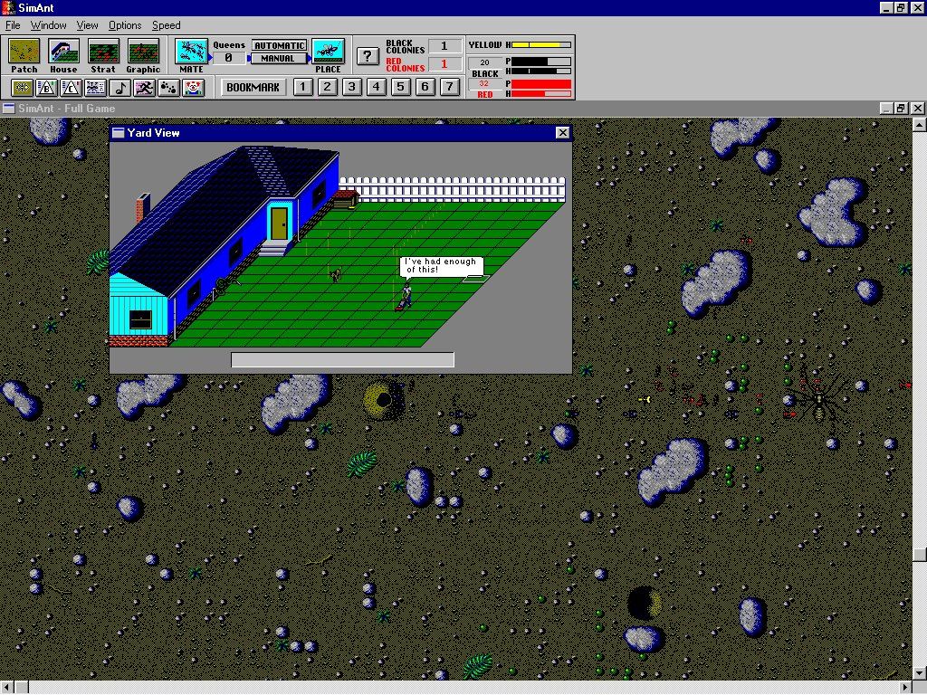 Игровой процесс SimAnt