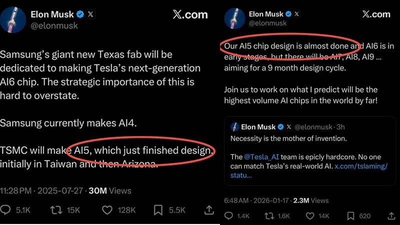 Илон Маск снова почти закончил ИИ-процессор Tesla AI5 - 2