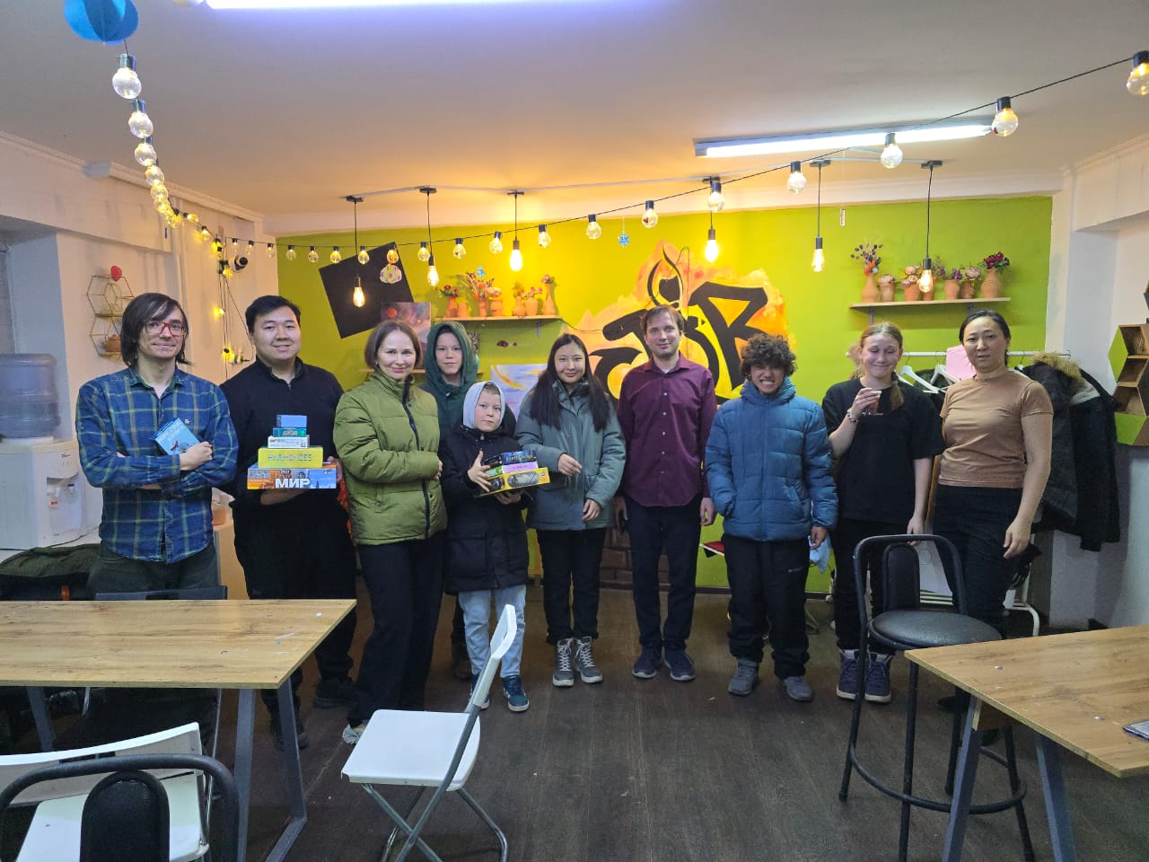 фото с рождественского игровечера