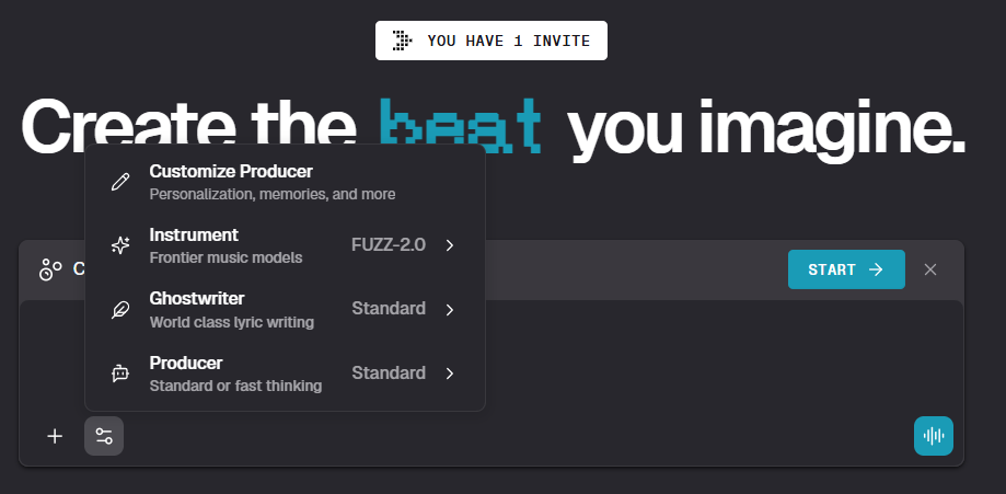 Riffusion вернулся и надел костюм: обзор сервиса для генерации музыки Producer.ai - 3 Riffusion вернулся и надел костюм: обзор сервиса для генерации музыки Producer.ai - 3