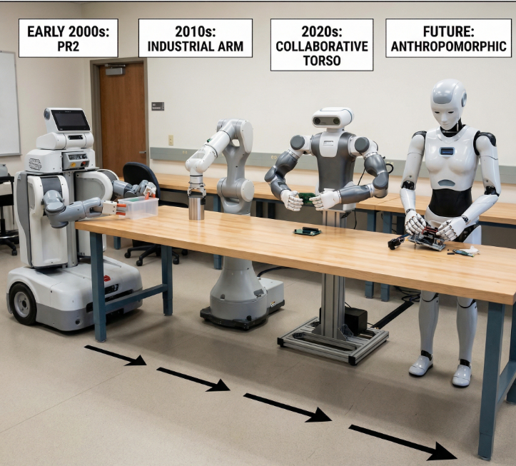 Эволюция роботов в манипуляции предметами