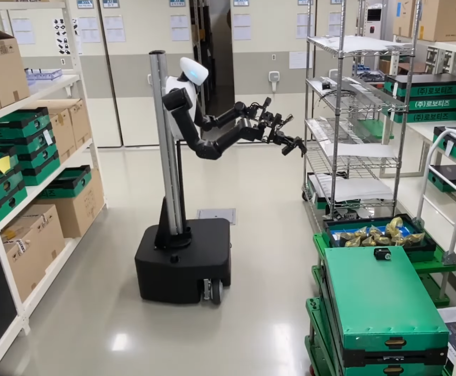 Мобильный манипулятор AI worker ROBOTIS