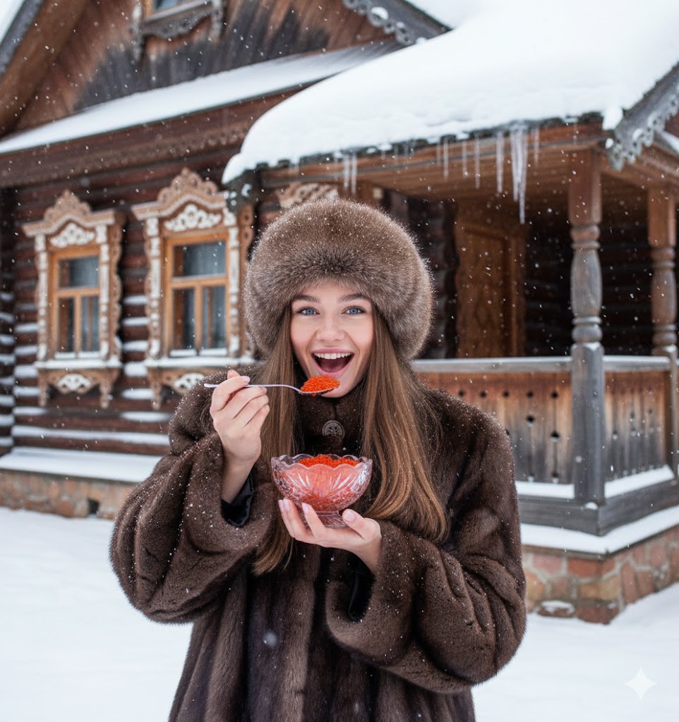 Зимняя фотосессия в русском стиле с ИИ: лучшие промты для нейросети - 2 Зимняя фотосессия в русском стиле с ИИ: лучшие промты для нейросети - 2
