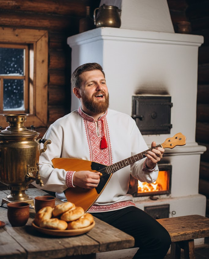 Зимняя фотосессия в русском стиле с ИИ: лучшие промты для нейросети - 9 Зимняя фотосессия в русском стиле с ИИ: лучшие промты для нейросети - 9