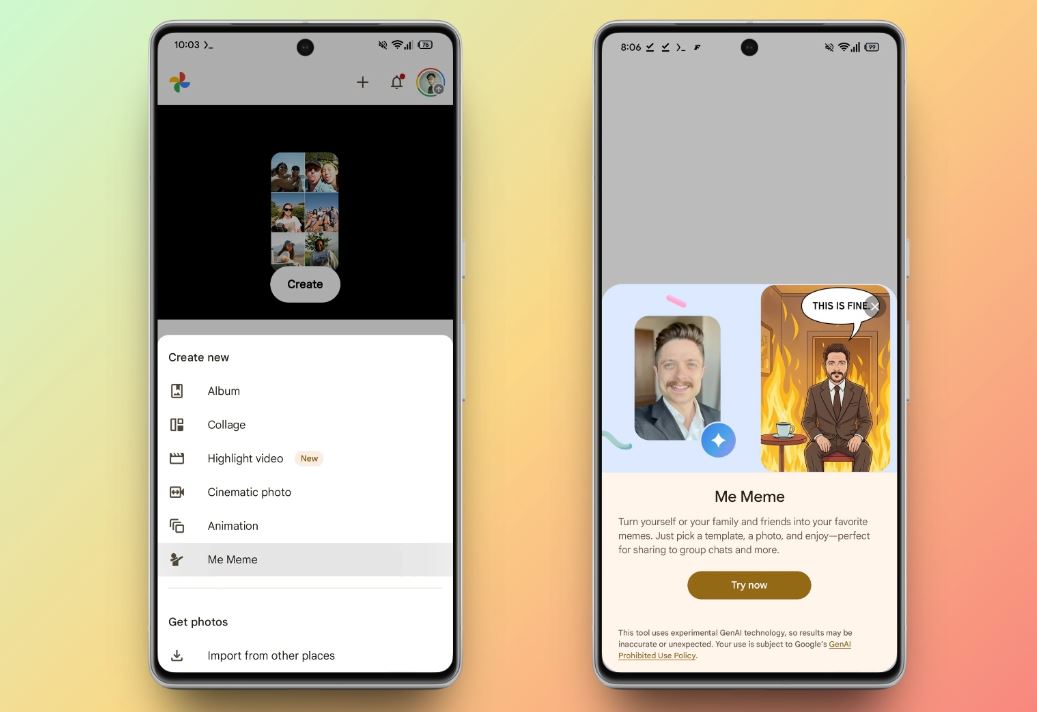 Google анонсировала функцию создания мемов в Photos - 1 Google анонсировала функцию создания мемов в Photos - 1