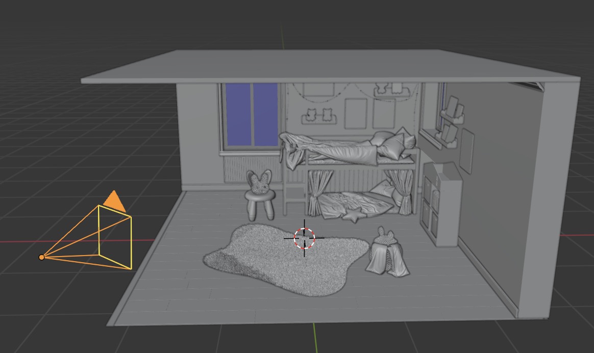 попробуйте повернуть камеру в этой сцене…