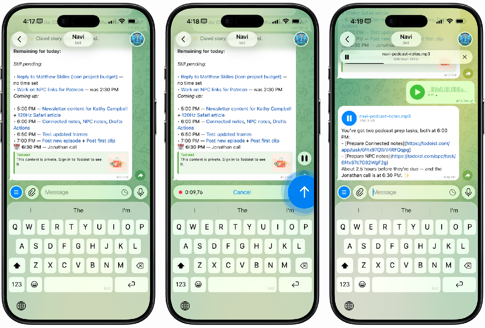 Использование Clawdbot через Telegram. MacStories