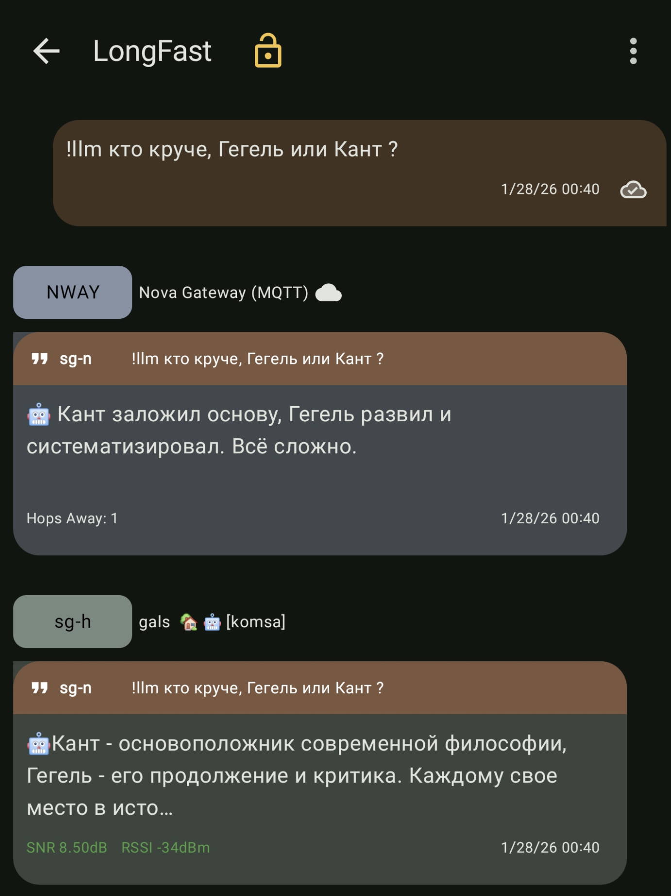 LLM для Meshtastic на Orange PI 5 8G - 5