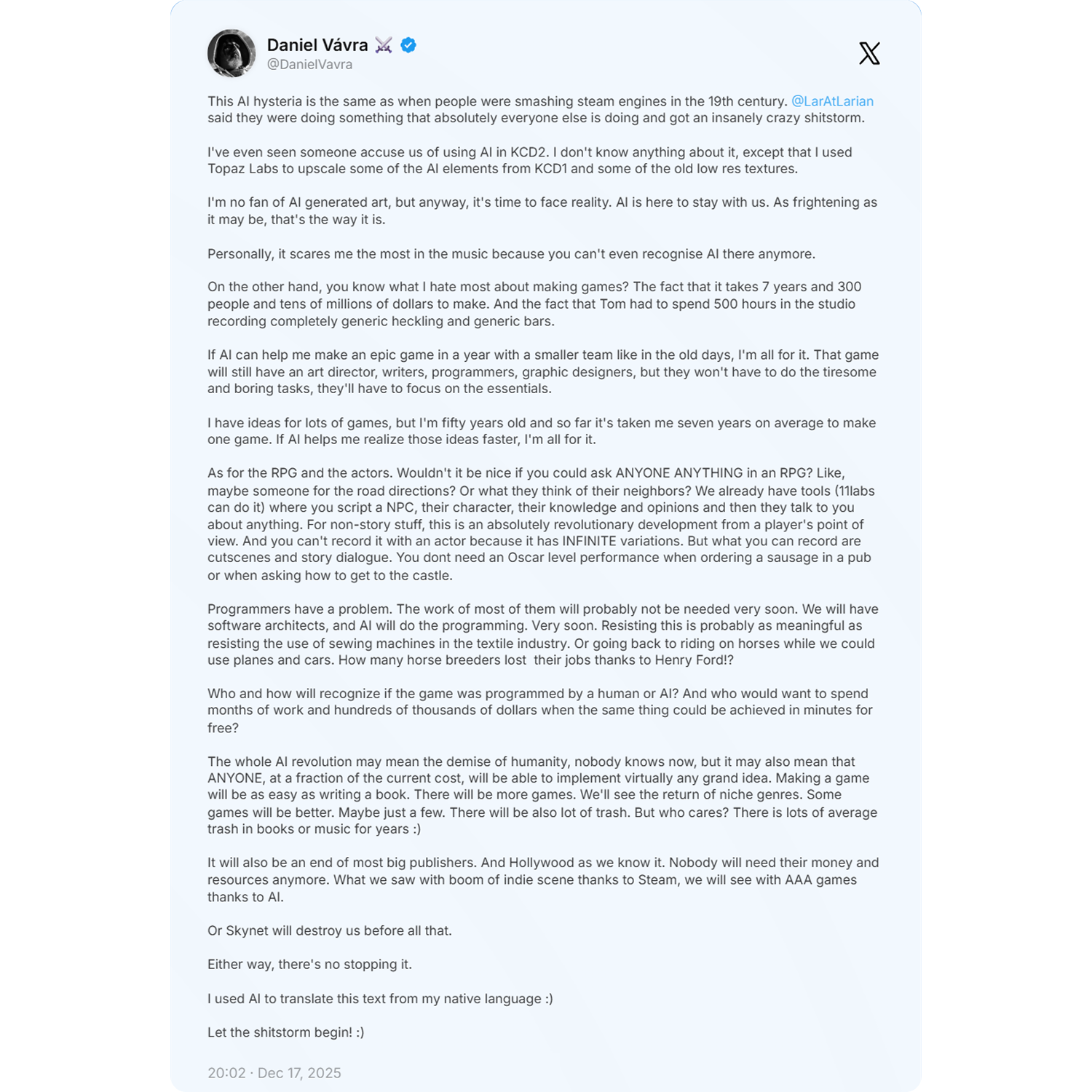 Действительно ли GenAI вредит современной игровой индустрии? - 11