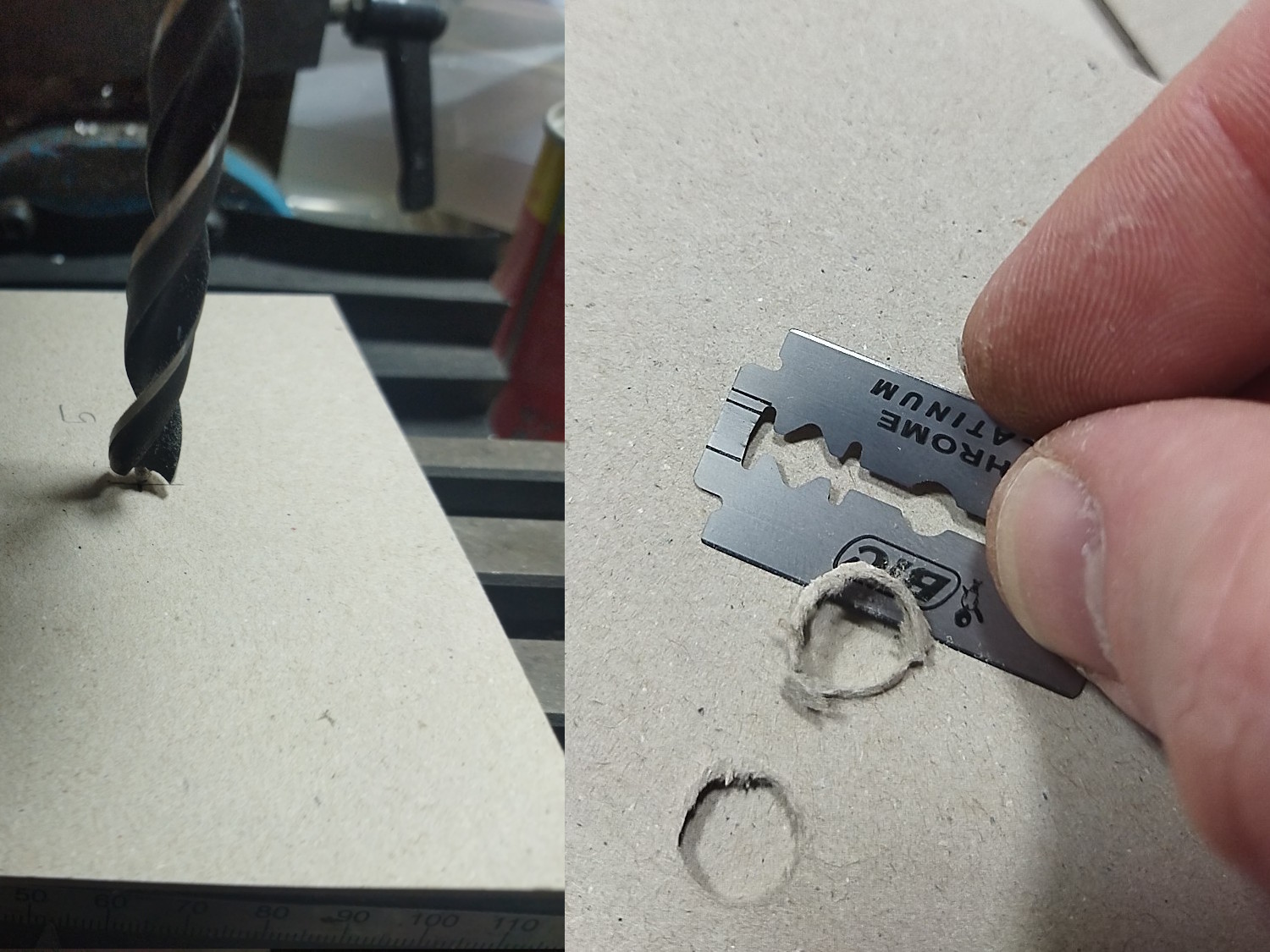 Сверлим и обрезаем