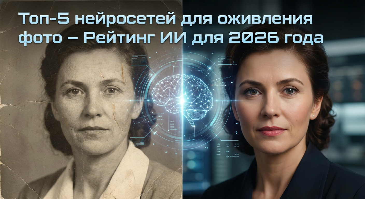 Оживление фото Нейросетью: Рейтинг ИИ для оживления фотографий в 2026 году - 1