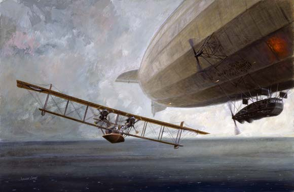 Перехват L-22 г��дропланом Curtiss Model H-12