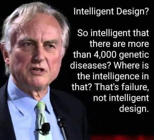 Докинз возмущается "разумным дизайном"
