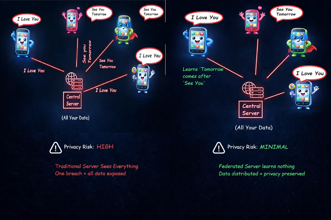 Google не читает ваши сообщения – федеративное обучение читает. И вот как - 2 Google не читает ваши сообщения – федеративное обучение читает. И вот как - 2