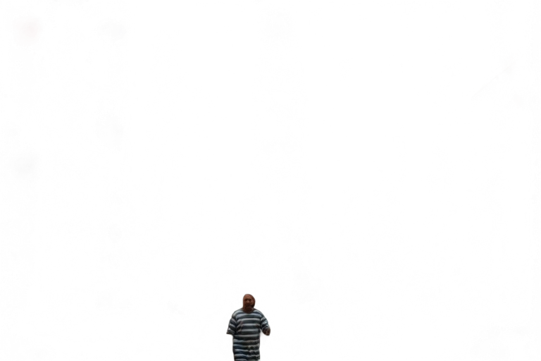 Третий сгенерированный слой с двумя прохожими. Люди из семейной пары при этом разделены на несколько слоев.