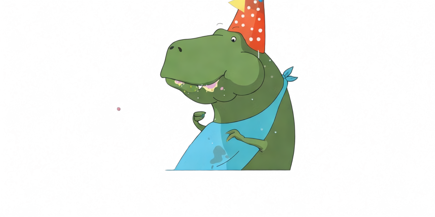 Третий слой (сам Тирекс с несколькими треугольниками от гирлянды).