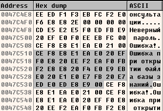 Место нахождения искомой строки