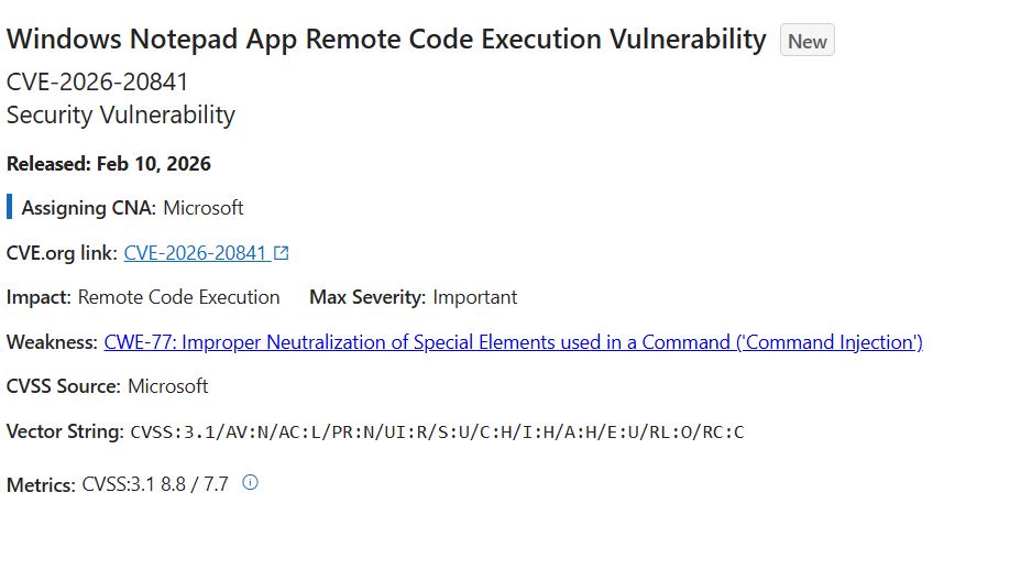 В «Блокноте» Windows 11 нашли уязвимость удалённого выполнения кода - 1