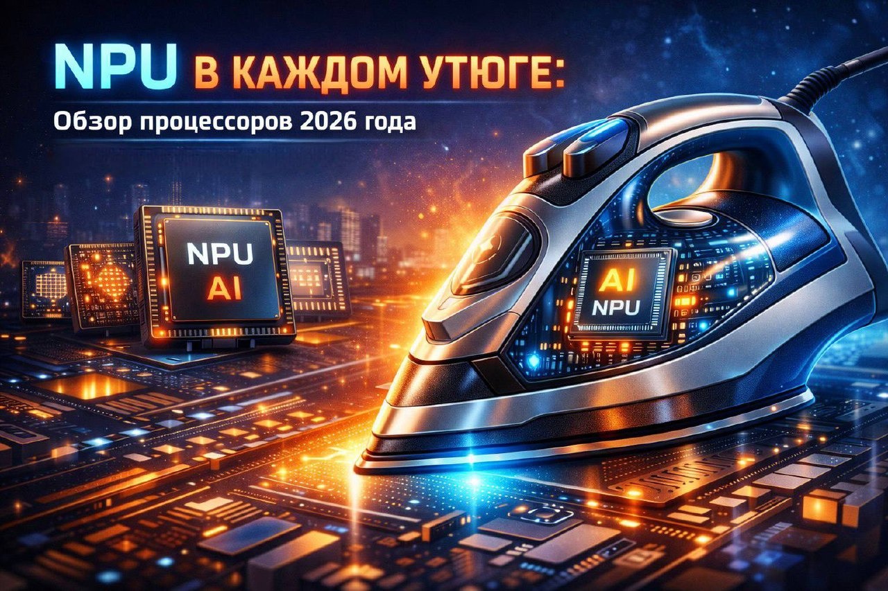 NPU в каждом утюге: обзор процессоров 2026 года с поддержкой локального ИИ - 1 NPU в каждом утюге: обзор процессоров 2026 года с поддержкой локального ИИ - 1
