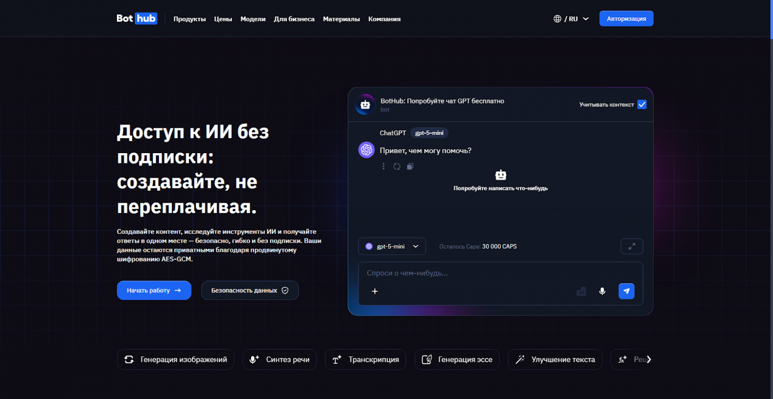 Какой агрегатор нейросетей выбрать? GPTunnel vs BotHub vs ruGPT vs ChadAI vs AI Wiz vs Masha GPT - 2