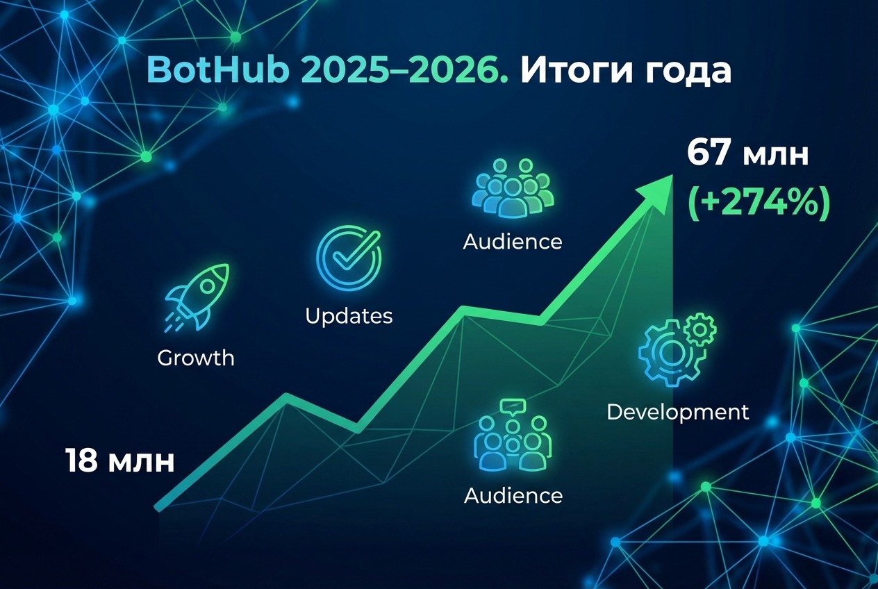 BotHub за 2025: итоги за год, рост и ключевые достижения - 1