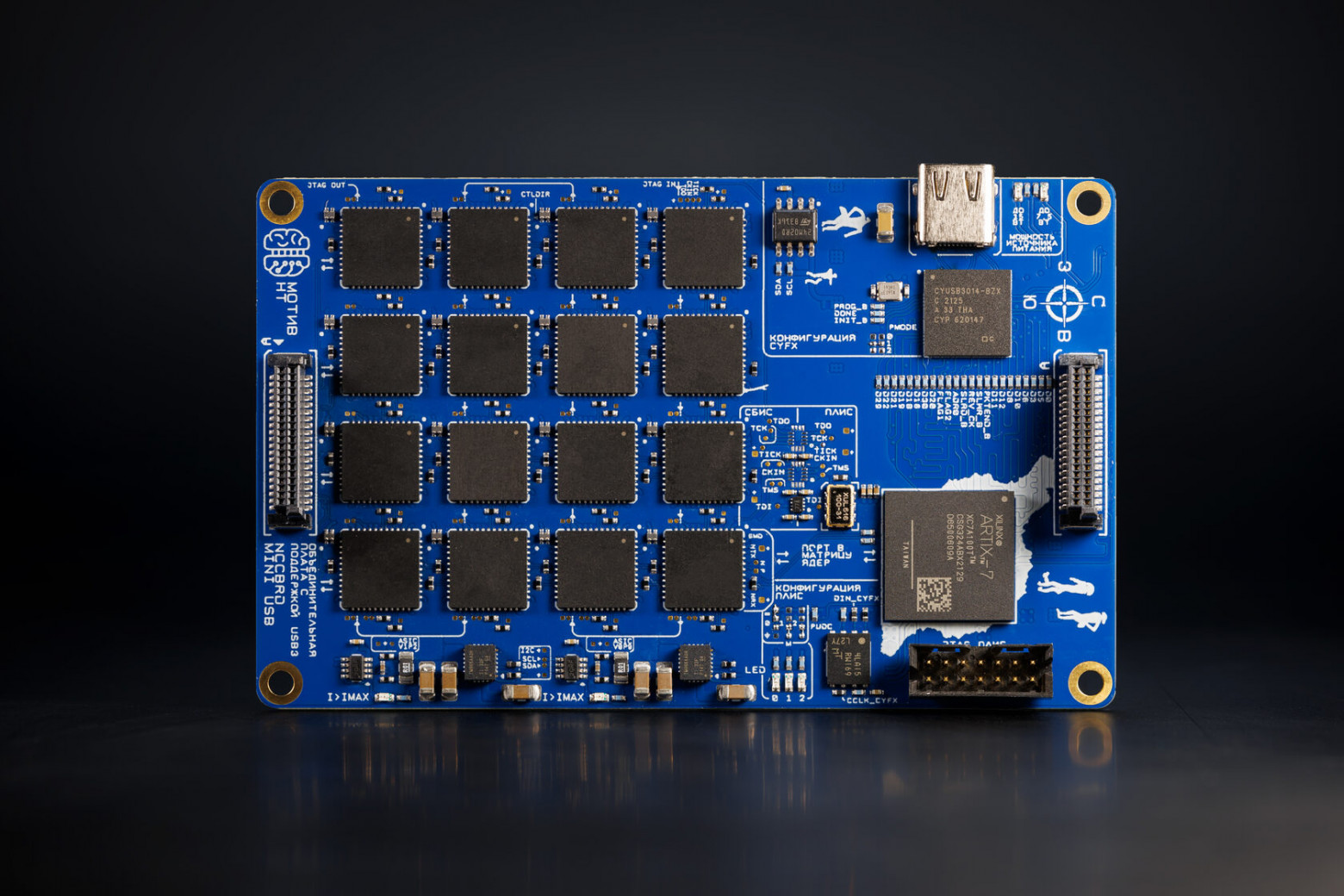 Компактная объединительная плата для AltAI-1 (16 шт) с разъемом USB