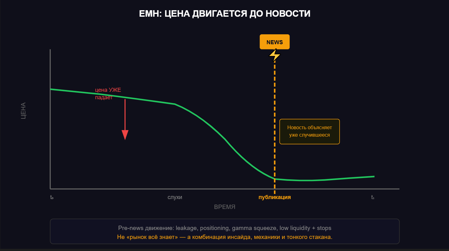 Почему цена на рынке падает одной свечой - 8