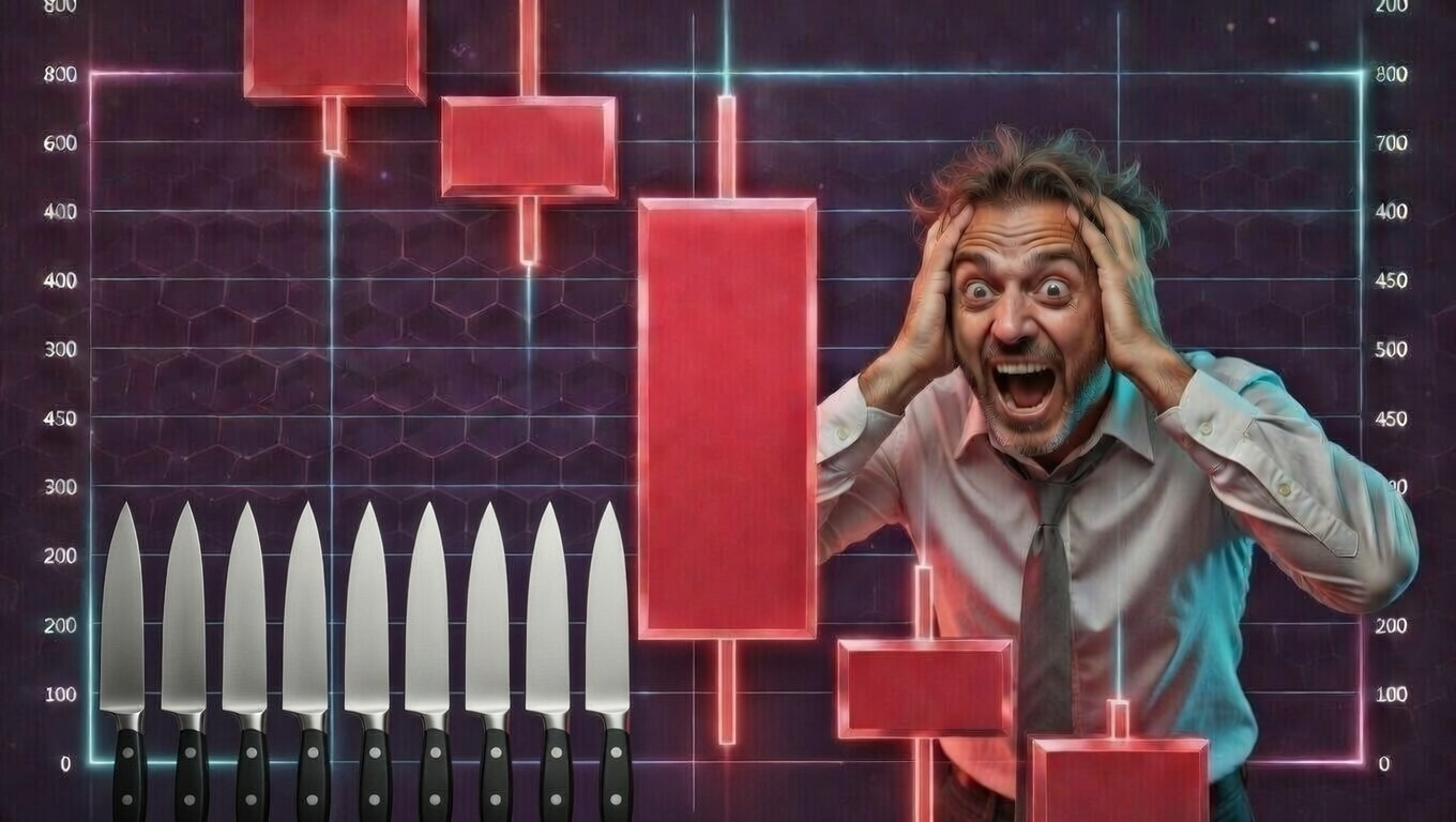 Почему цена на рынке падает одной свечой - 1