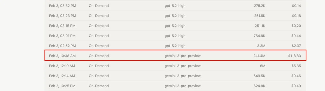 ИИ агенты + циклы=нищета. Скрин с Reddit.