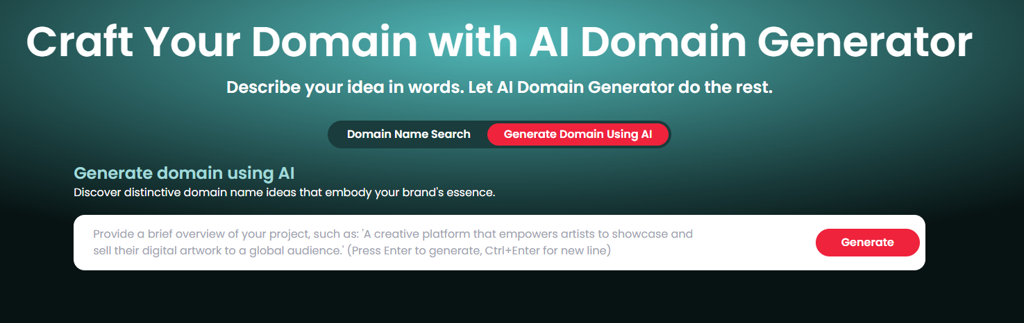 Обзор AI-генераторов доменных имён: выбираем самые подходящие для РБ и РФ в 2026 году - 12