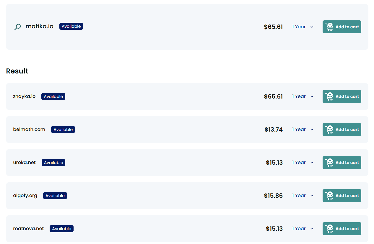 Обзор AI-генераторов доменных имён: выбираем самые подходящие для РБ и РФ в 2026 году - 13