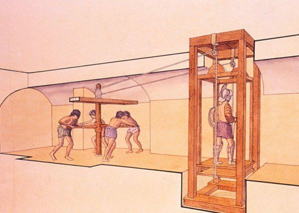 Античный лифт