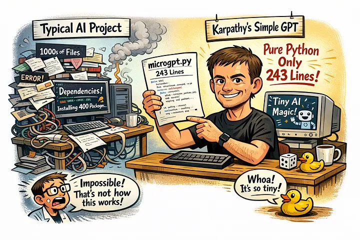 Андрей Карпаты только что создал полноценный GPT на 240 строках Python - 1