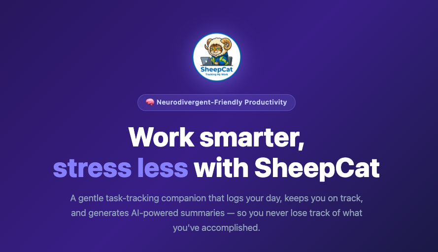 Разработчик представил трекер задач SheepCat для нейроотличных пользователей - 1