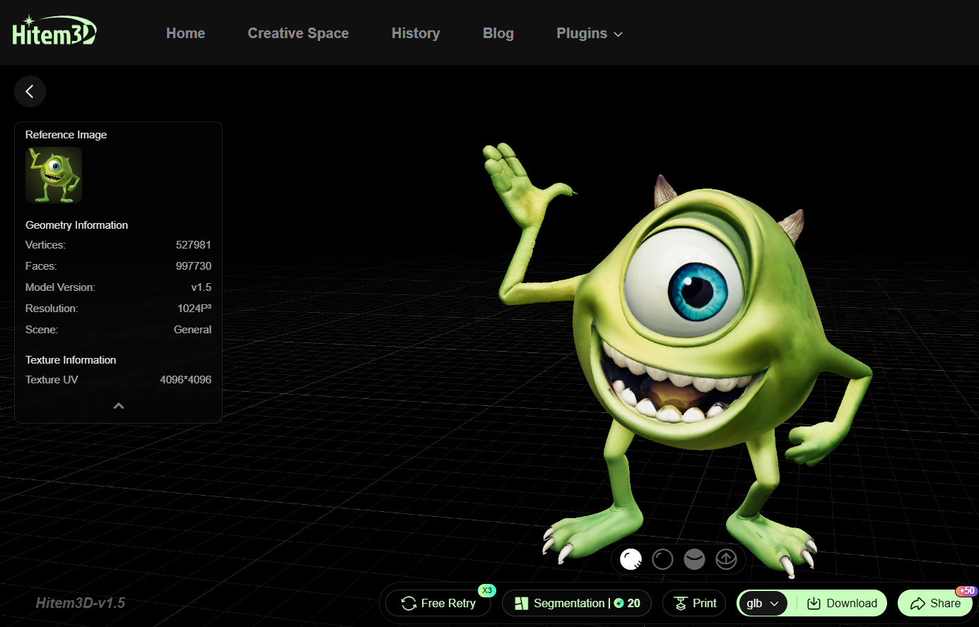 Топ-6 бесплатных AI-сервисов для генерации 3D-моделей - 7