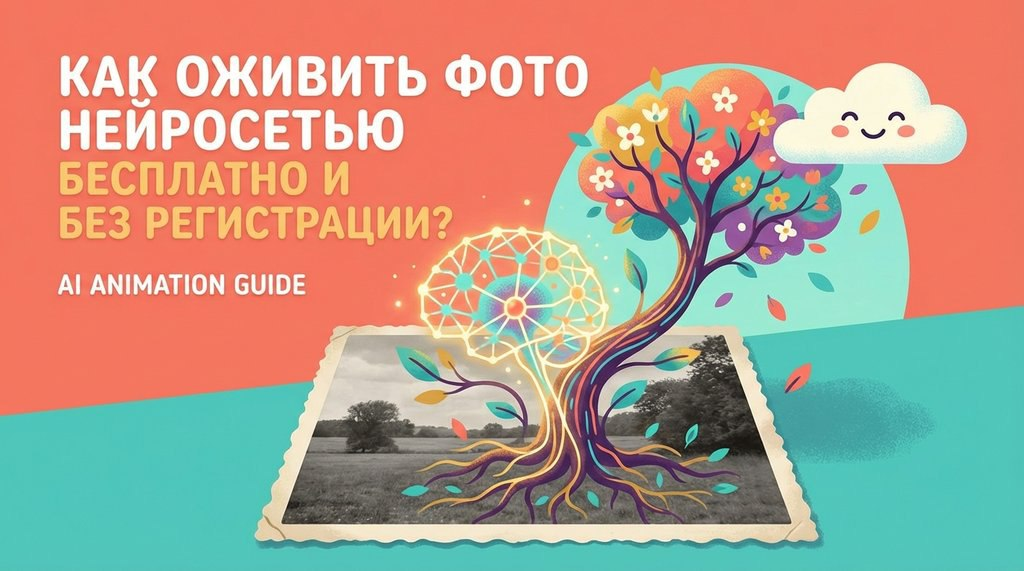 Как оживить фото нейросетью бесплатно и без регистрации? Нормально никак, но пойдем смотреть варианты - 1 Как оживить фото нейросетью бесплатно и без регистрации? Нормально никак, но пойдем смотреть варианты - 1