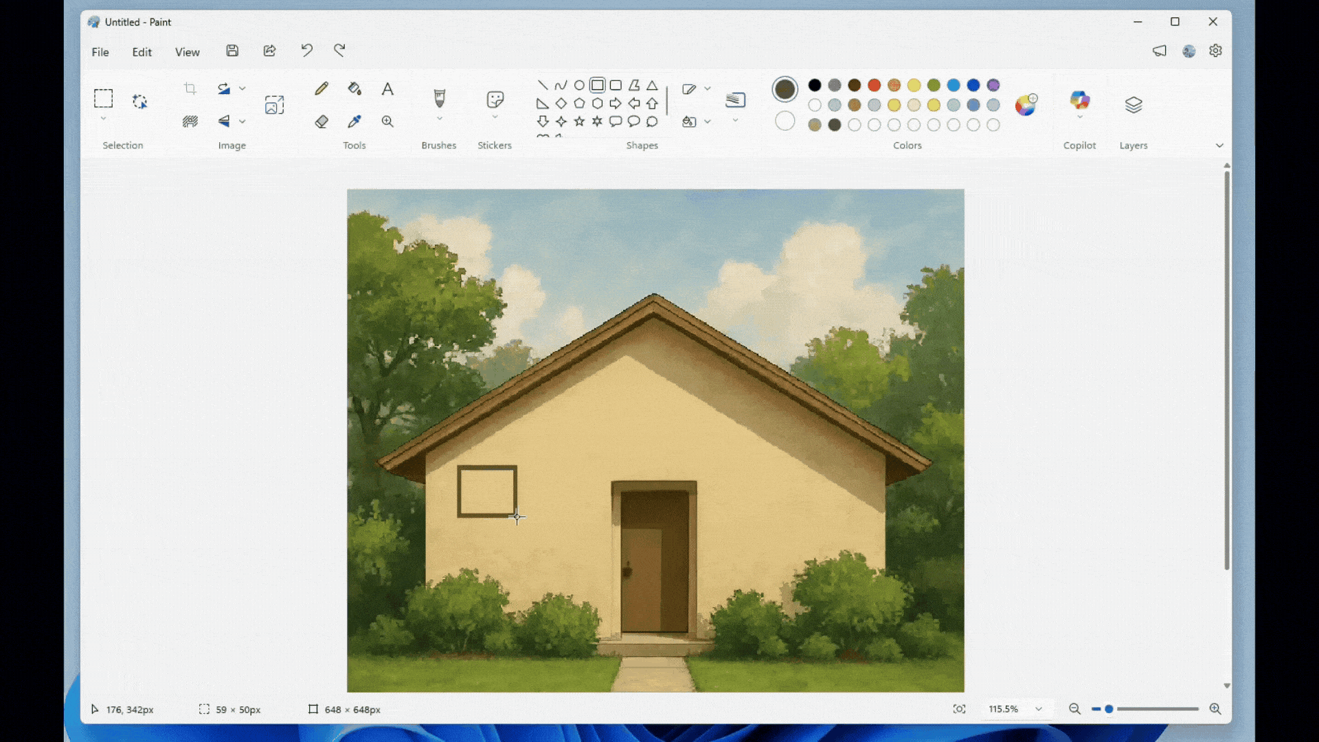 В Paint теперь можно повернуть выделенную область на любой угол - 2
