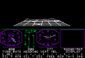  Оригинальный Flight Simulator на Apple II