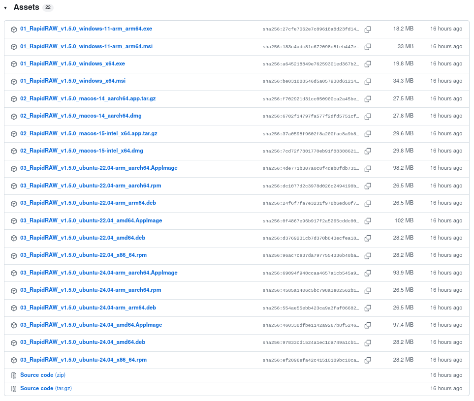 Вышло обновление RapidRAW 1.5.0 открытого редактора изображений RAW - 4
