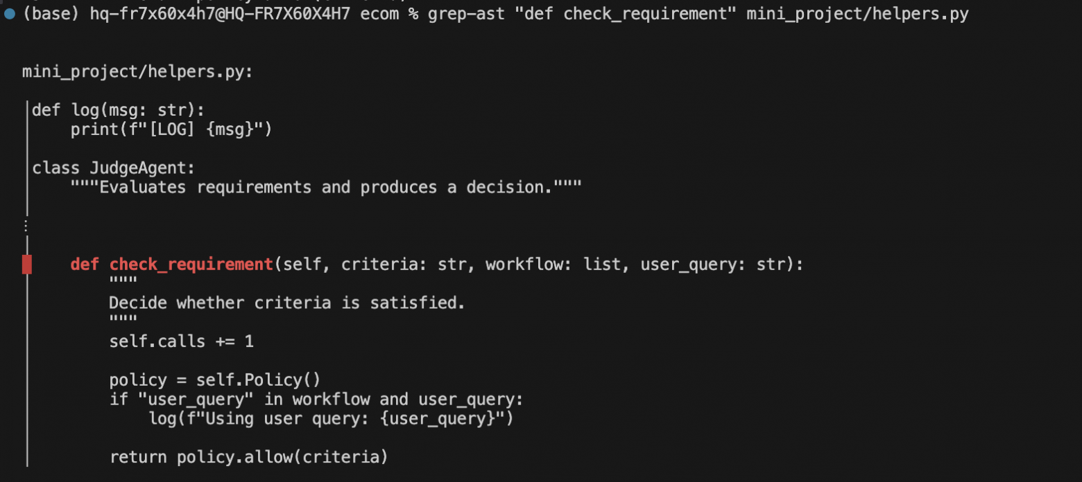Grep-AST или Как мы заменили векторный поиск всего одной библиотекой - 7 Grep-AST или Как мы заменили векторный поиск всего одной библиотекой - 7