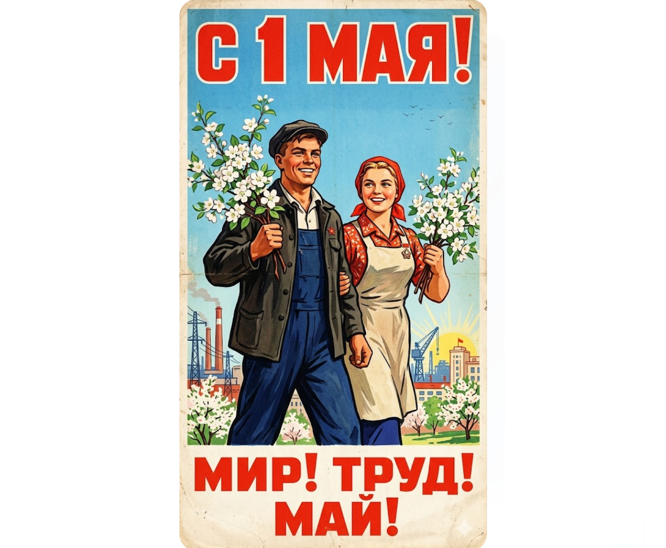 Как сделать идеальную ИИ открытку: Промпты и гайд для генерации поздравлений с текстом в нейросети - 5