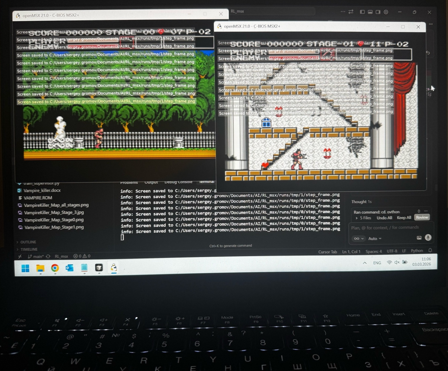 Нейросеть против ретро-лабиринта: сможет ли AI пройти Vampire Killer на MSX? - 5 Нейросеть против ретро-лабиринта: сможет ли AI пройти Vampire Killer на MSX? - 5