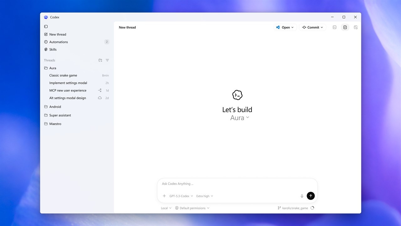 OpenAI выпустила Codex для Windows - 1